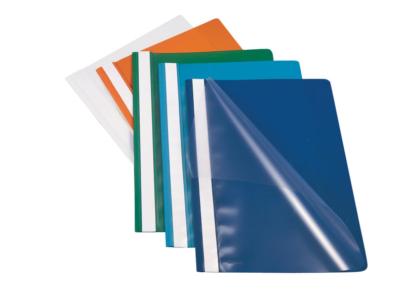 Esselte Report File Polypropylene A4 Dark Blue (Pack 25) 28315 - ONE CLICK SUPPLIES