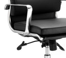 Savoy Executive High Back Chair Black Soft Bonded Leather EX000067 - ONE CLICK SUPPLIES