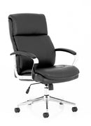 Tunis Executive Chair Soft Bonded Leather Black EX000210 - ONE CLICK SUPPLIES