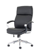 Tunis Executive Chair Soft Bonded Leather Black EX000210 - ONE CLICK SUPPLIES