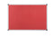 Bi-Office Maya Red Felt Noticeboard Aluminium Frame 600x450mm - FA0246170 - ONE CLICK SUPPLIES