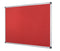 Bi-Office Maya Red Felt Noticeboard Aluminium Frame 600x450mm - FA0246170 - ONE CLICK SUPPLIES