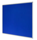 Bi-Office Earth-It Blue Felt Noticeboard Aluminium Frame 900x600mm - FA0343790 - ONE CLICK SUPPLIES