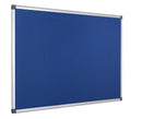 Bi-Office Maya Blue Felt Noticeboard Aluminium Frame 1200x900mm - FA0543170 - ONE CLICK SUPPLIES