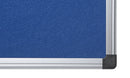 Bi-Office Maya Blue Felt Noticeboard Aluminium Frame 1800x1200mm - FA2743170 - ONE CLICK SUPPLIES