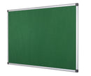 Bi-Office Maya Green Felt Noticeboard Aluminium Frame 1800x1200mm - FA2744170 - ONE CLICK SUPPLIES