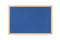 Bi-Office Earth-It Blue Felt Noticeboard Oak Wood Frame 600x900mm - FB0743233 - ONE CLICK SUPPLIES