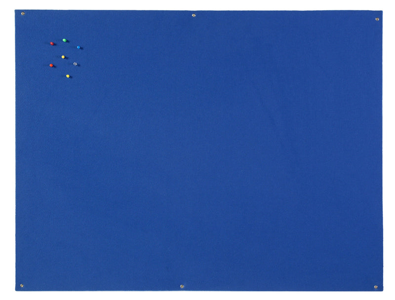 Bi-Office Blue Felt Noticeboard Unframed 900x600mm - FB0743397 - ONE CLICK SUPPLIES