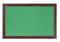 Bi-Office Earth-It Green Felt Noticeboard Cherry Wood Frame 600x900mm - FB0744653 - ONE CLICK SUPPLIES