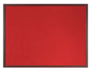 Bi-Office Earth-It Red Felt Noticeboard Cherry Wood Frame 600x900mm - FB0746653 - ONE CLICK SUPPLIES