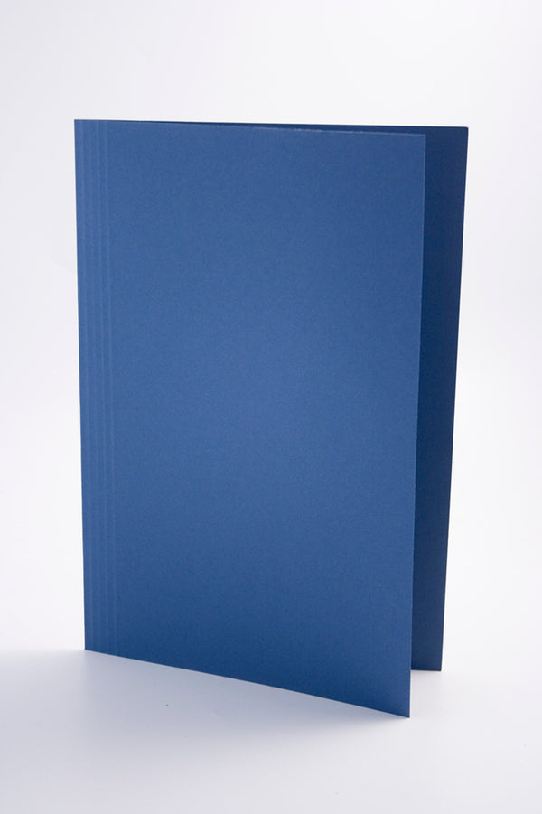 Guildhall Square Cut Folder Manilla Foolscap 250gsm Blue (Pack 100) - FS250-BLUZ - ONE CLICK SUPPLIES