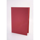 Guildhall Square Cut Folders Manilla Foolscap 315gsm Red (Pack 100) - FS315-REDZ - ONE CLICK SUPPLIES