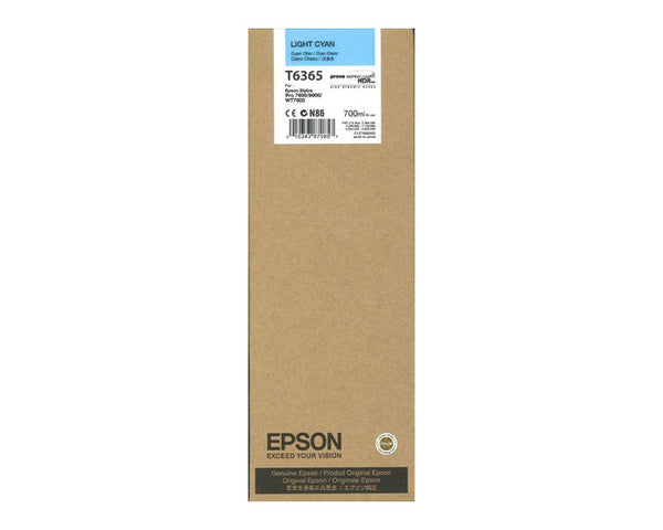 Epson C13T636500 WT7900 Light Cyan UltraChrome HDR 700ml Ink Cartridge - ONE CLICK SUPPLIES