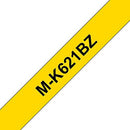 Brother Black On Yellow Ptouch Ribbon 9mm x 8m - MK621BZ - ONE CLICK SUPPLIES