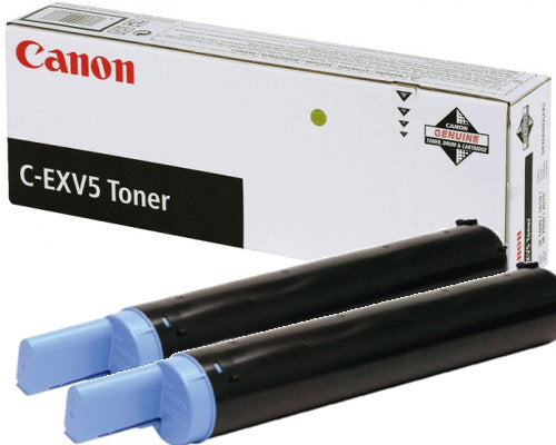 Canon EXV5 Black Standard Capacity Toner Cartridge Twinpack 2 x 7.8k pages (Pack 2) - 6836A002 - ONE CLICK SUPPLIES