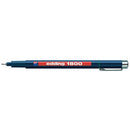 edding 1800 Profipen Fineliner Pen 0.50mm Line Black (Pack 10) - 4-180005001 - ONE CLICK SUPPLIES