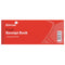 Silvine Receipt Book 80x202mm 40 Receipts Red (Pack 36) - 233 - ONE CLICK SUPPLIES
