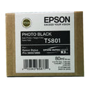 Epson T5801 Black Ink Cartridge 80ml - C13T580100 - ONE CLICK SUPPLIES