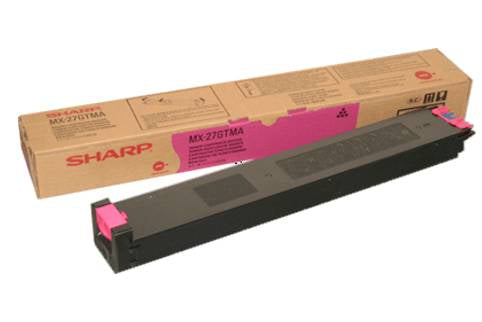 Sharp Magenta Toner Cartridge 15k pages - MX27GTMA - ONE CLICK SUPPLIES