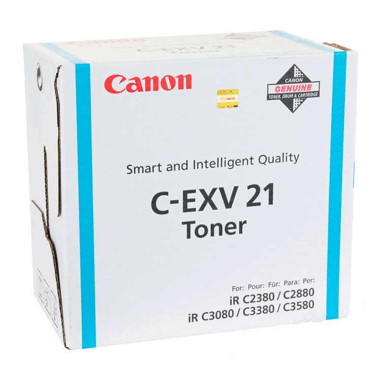 Canon EXV21C Cyan Standard Capacity Toner Cartridge 14k pages - 0453B002 - ONE CLICK SUPPLIES