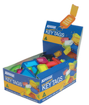 Kevron Key Tags Plastic Assorted Colours (Pack 100) ID5AC100Z - ONE CLICK SUPPLIES