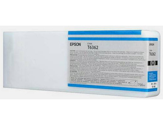 Epson C13T636200 WT7900 Cyan UltraChrome HDR 700ml Ink Cartridge - ONE CLICK SUPPLIES