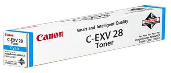 Canon EXV28C Cyan Standard Capacity Toner Cartridge 38k pages - 2793B002 - ONE CLICK SUPPLIES