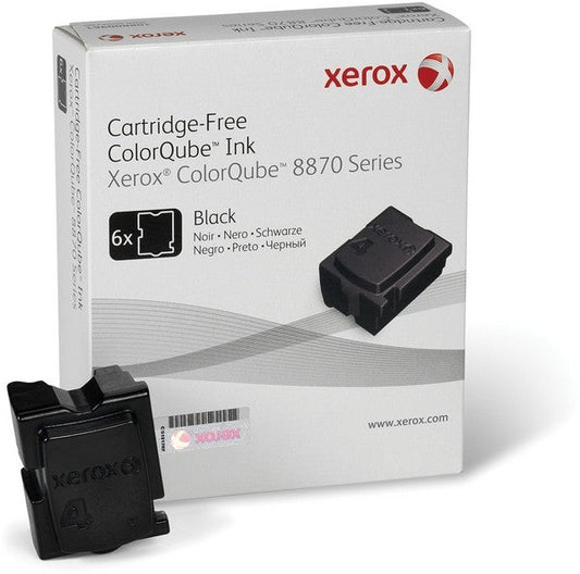 Xerox Black Standard Capacity Solid Ink 16.7k pages for 8570 8870 - 108R00957 - ONE CLICK SUPPLIES