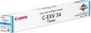 Canon EXV34C Cyan Standard Capacity Toner Cartridge 19k pages - 3783B002 - ONE CLICK SUPPLIES