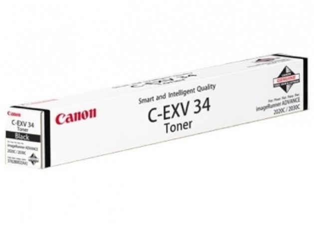 Canon EXV34BK Black Standard Capacity Toner Cartridge 23k pages - 3782B002 - ONE CLICK SUPPLIES