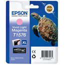 Epson T1576 Turtle Vivid Light Standard Capacity Magenta Ink Cartridge 26ml - C13T15764010 - ONE CLICK SUPPLIES