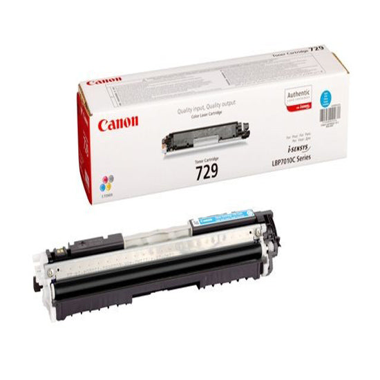 Canon 729C Cyan Standard Capacity Toner Cartridge 1k pages - 4369B002 - ONE CLICK SUPPLIES