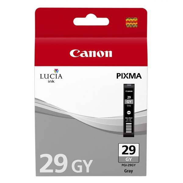 Canon PGI29GY Grey Standard Capacity Ink Cartridge 36ml - 4871B001 - ONE CLICK SUPPLIES