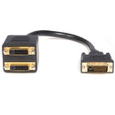 StarTech.com 1ft DVI D to 2x DVI D Splitter - ONE CLICK SUPPLIES