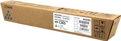 Ricoh C305E Cyan Standard Capacity Toner Cartridge 4k pages - 841595 - ONE CLICK SUPPLIES