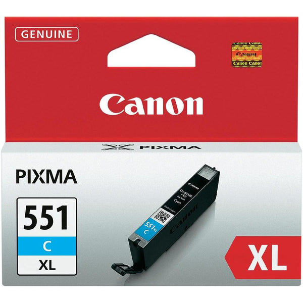 Canon CLI551XLC Cyan High Yield Ink Cartridge 11ml - 6444B001 - ONE CLICK SUPPLIES