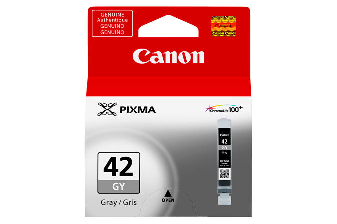 Canon CLI42GY Grey Standard Capacity Ink Cartridge 13ml - 6390B001 - ONE CLICK SUPPLIES