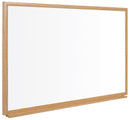 Bi-Office Earth-It Non Magnetic Enamel Whiteboard Oak Wood Frame 900x600mm - CE06202318 - ONE CLICK SUPPLIES