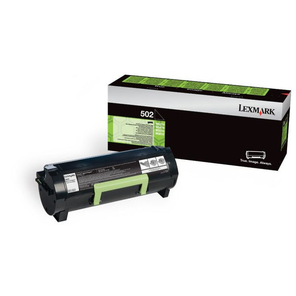 Lexmark 502 Black Toner Cartridge 1.5K pages - 50F2000 - ONE CLICK SUPPLIES