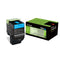 Lexmark 702C Cyan Toner Cartridge 1K pages - 70C20C0 - ONE CLICK SUPPLIES