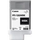 Canon PFI106MBK Matte Black Standard Capacity Ink Cartridge 130ml - 6620B001 - ONE CLICK SUPPLIES