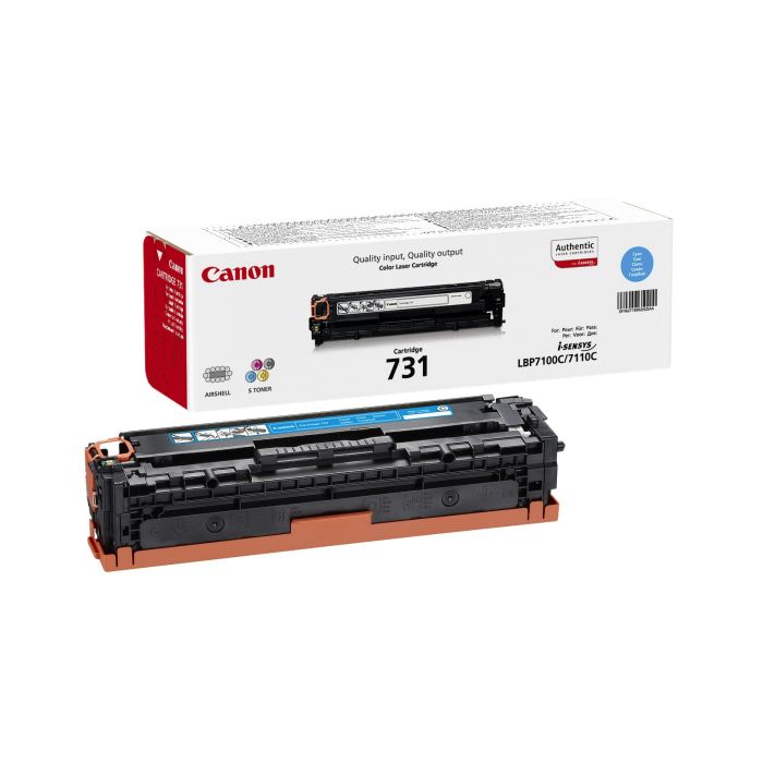 Canon 731C Cyan Standard Capacity Toner Cartridge 1.5k pages - 6271B002 - ONE CLICK SUPPLIES