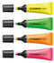 STABILO NEON Highlighter Chisel Tip 2-5mm Line Assorted Colours (Wallet 4) - 72/4-1 - ONE CLICK SUPPLIES