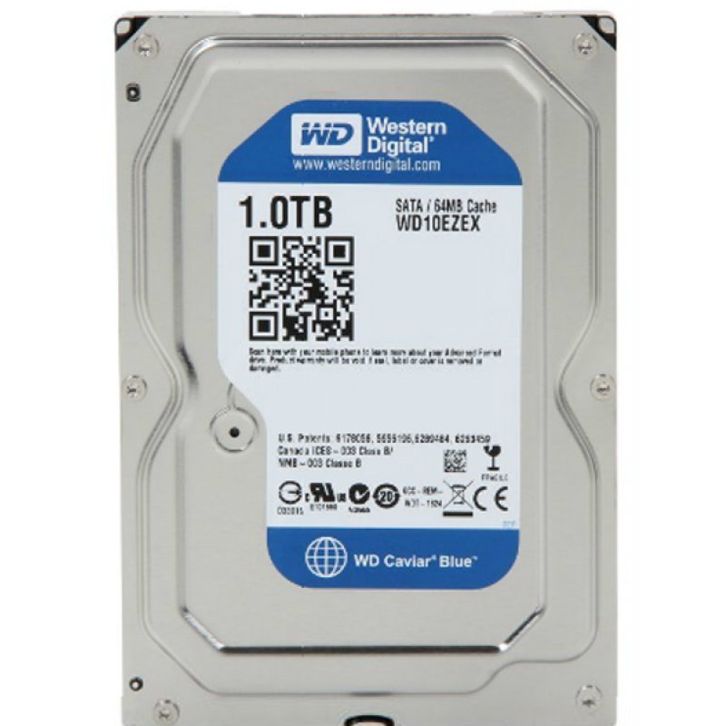 Western Digital Blue 1TB 3.5 Inch Serial ATA III Internal HDD - ONE CLICK SUPPLIES