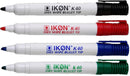 ValueX Whiteboard Marker Bullet Tip 2mm Line Assorted Colours (Pack 4) - K40-WLT4 - ONE CLICK SUPPLIES
