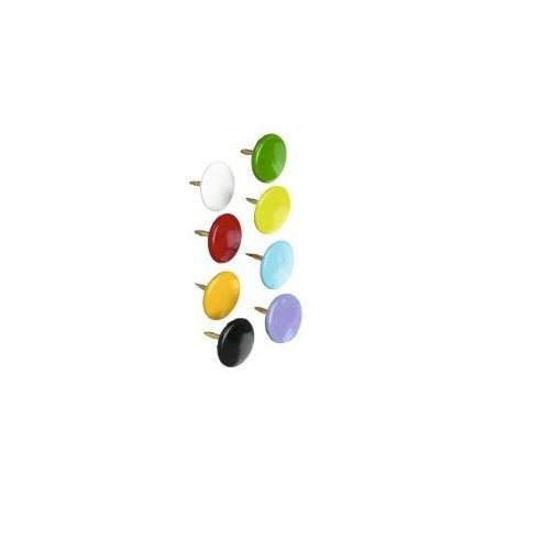 ValueX Drawing Pin 9.5mm Assorted Colours (Pack 50) - 26151 - ONE CLICK SUPPLIES