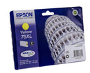 Epson 79XL Tower of Pisa Yellow High Yield Ink Cartridge 17ml - C13T79044010 - ONE CLICK SUPPLIES