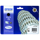 Epson 79 Tower of Pisa Black Standard Capacity Ink Cartridge 14ml - C13T79114010 - ONE CLICK SUPPLIES