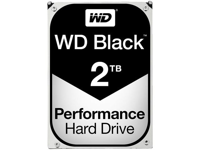 Western Digital Black 2TB SATA 6Gbs 7200 RPM 64MB Cache 3.5 Inch Internal Hard Disk Drive - ONE CLICK SUPPLIES