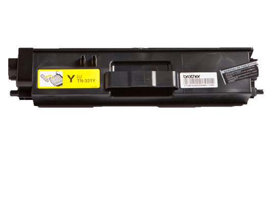 Brother Yellow Toner Cartridge 1.5k pages - TN321Y - ONE CLICK SUPPLIES